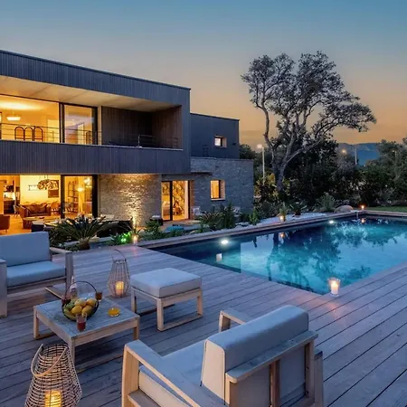 Villa Renajolo 16 Pers Piscine Chauffée 2 Min En Voiture Sainte-Lucie-de-Porto-Vecchio