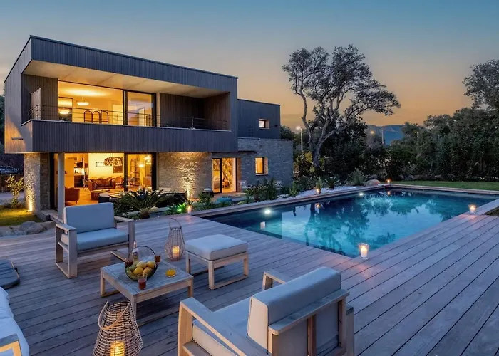 Villa Renajolo 16 Pers Piscine Chauffée 2 Min En Voiture Sainte-Lucie-de-Porto-Vecchio