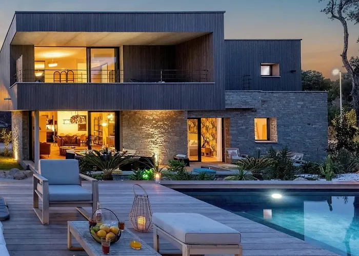 Renajolo 16 Pers Piscine Chauffée 2 Min En Voiture * Sainte-Lucie-de-Porto-Vecchio